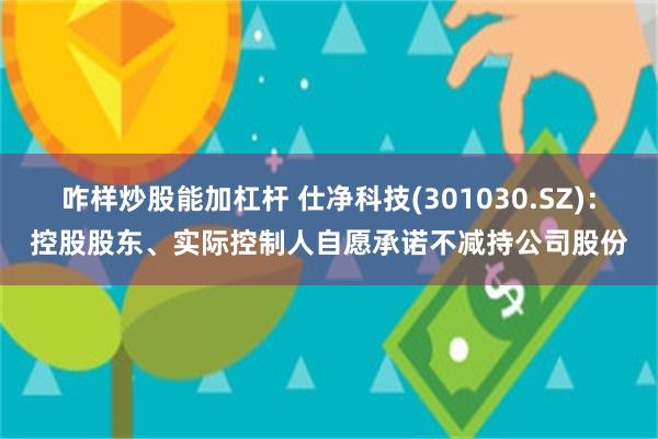 咋样炒股能加杠杆 仕净科技(301030.SZ)：控股股东、实际控制人自愿承诺不减持公司股份