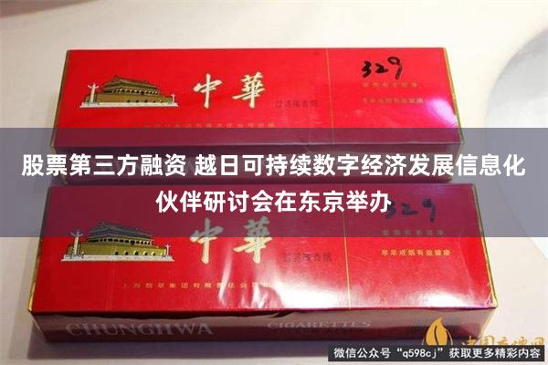 股票第三方融资 越日可持续数字经济发展信息化伙伴研讨会在东京举办