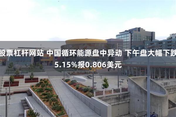 股票杠杆网站 中国循环能源盘中异动 下午盘大幅下跌5.15%报0.806美元