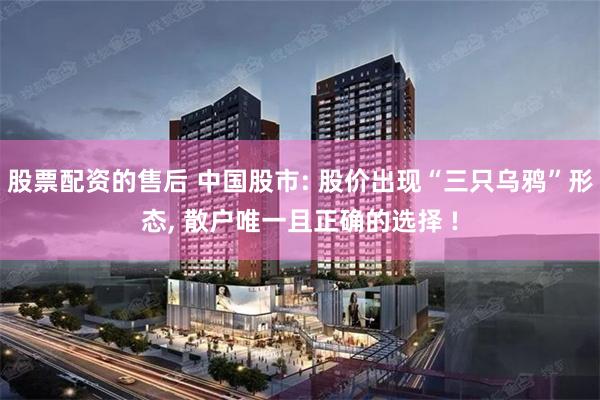 股票配资的售后 中国股市: 股价出现“三只乌鸦”形态, 散户唯一且正确的选择 !